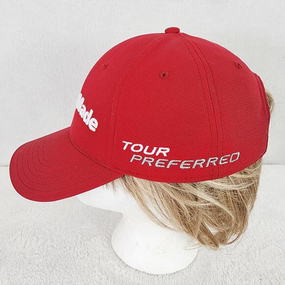 TaylorMade SLDR Tour Preferred Red White Golf Baseball Cap. EUC. One size - Picture 5 of 10
